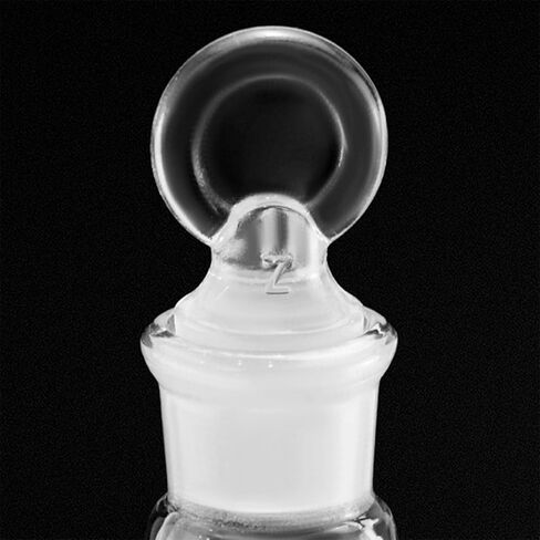 QWORK 1000ml Volumetric Flask with Ground Glass Stopper, 3.3 High Borosilicate Glass for Laboratory Precision, 1 Pack in Saudi Arabia