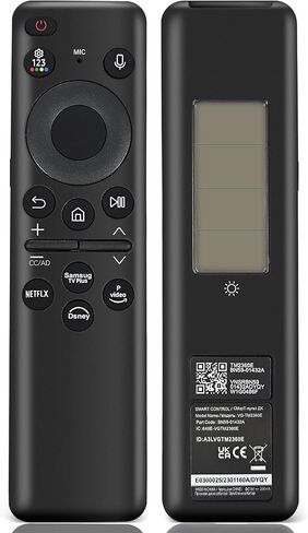 BN59-01385A TM2280E Fit for Samsung Remote Control for Smart TV 2021-2023 Crystal QLED Neo LED 4K TV Series, 85 inch |65 inch |55inch Series with Voice, 4 Shortcut Buttons, No Solar in Kuwait