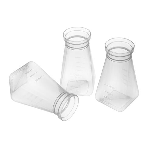Biologix Drosophila Bottles, Drosophila Stock Bottles, Polypropylene(PP), Bulk Packaging, Square Bottom, 177 ml, Case of 200 in Kuwait