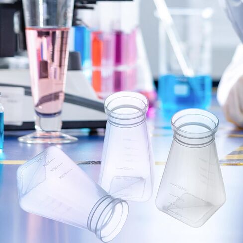 Biologix Drosophila Bottles, Drosophila Stock Bottles, Polypropylene(PP), Bulk Packaging, Square Bottom, 177 ml, Case of 200 in Kuwait