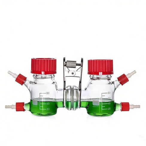 Microbial Fuel Cell (MFC) Reactor, H-Type Microbial Fuel Cell Biochemical Cell Reactor (Single Room 100ml) in Saudi Arabia