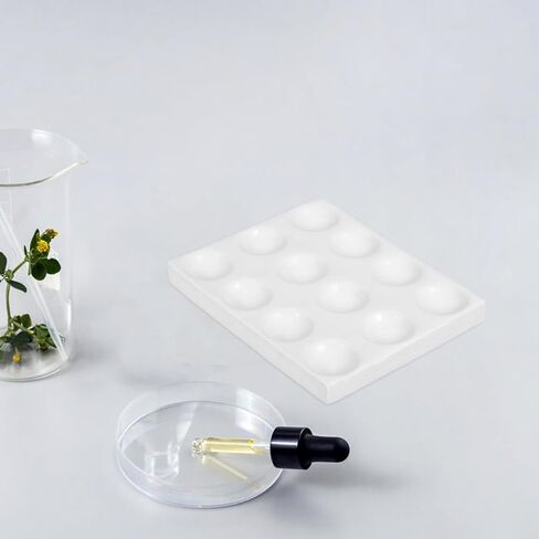 لوحات بقعة Homoyoyo 12 بئرًا لوحة ثقافة الخلية مختبر تفاعل السيراميك للتجربة المعملية الاختبار الكيميائي الأبيض in Kuwait