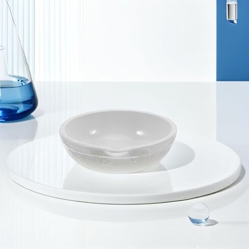 2pcs Ceramic Evaporating Dishes Lab Accessory Heat Resistant Porcelain Basin for Chemistry Experiments Research and Educational Use in Saudi Arabia