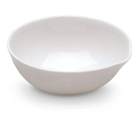 4-52509-10 Porcelain Evaporating Dish 100ml Capacity. Size 90mm Diameter x 35mm Height. Pack of 10. in Saudi Arabia