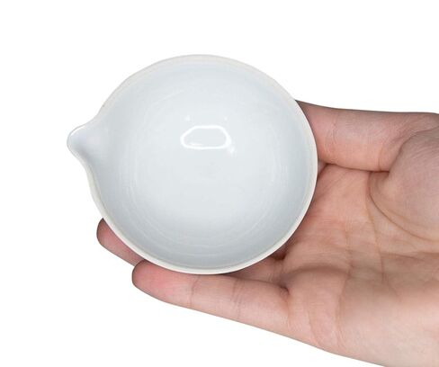 4-52509-10 Porcelain Evaporating Dish 100ml Capacity. Size 90mm Diameter x 35mm Height. Pack of 10. in Saudi Arabia