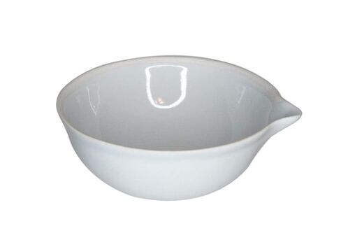 4-52509-10 Porcelain Evaporating Dish 100ml Capacity. Size 90mm Diameter x 35mm Height. Pack of 10. in Saudi Arabia