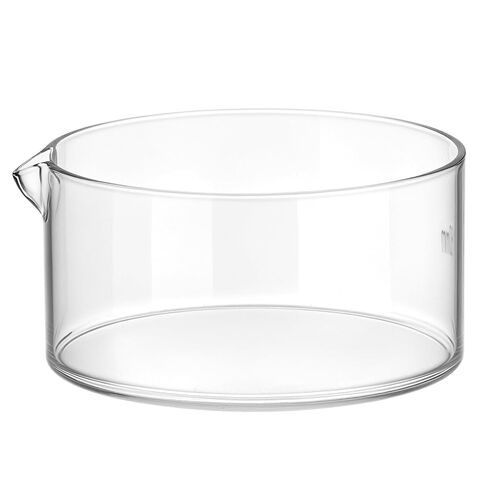 QWORK Borosilicate Glass Crystallizing Dish - 1000 ml Capacity, for Harsh Chemicals, Heat Resistant, Laboratory and Household Use in Saudi Arabia
