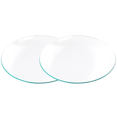 2PCS Round Watch Glass Borosilicate Beaker Lids Diameter 6 inches 150mm Transparent Polished Beaker Lids Evaporation Dishes for Biochemical Laboratory Equipment Educational Use in Saudi Arabia