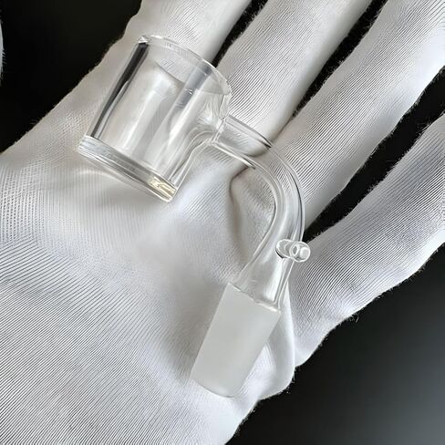 High-Purity Fused Quartz Laboratory Glass Funnel – 1-Inch Diameter with Right-Angle Neck for Chemical Filtration & Precision Liquid Transfer in Saudi Arabia