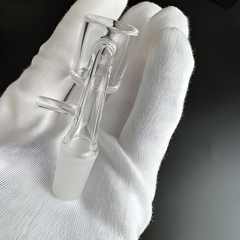 High-Purity Fused Quartz Laboratory Glass Funnel – 1-Inch Diameter with Right-Angle Neck for Chemical Filtration & Precision Liquid Transfer in Saudi Arabia