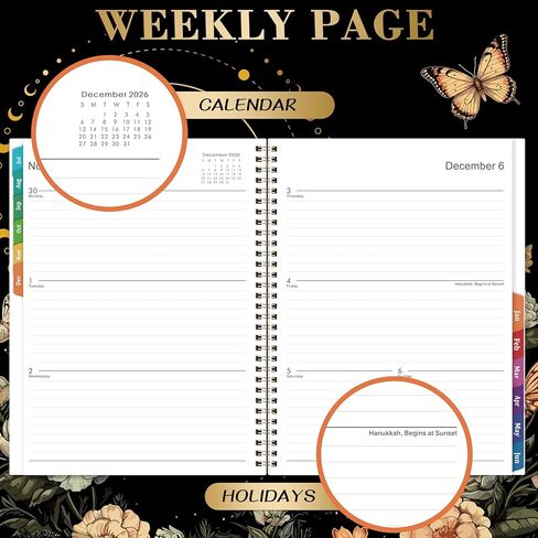 Planner 2025-2025 Planner Weekly and Monthly, JAN 2025 - DEC 2025, 8"x10", 2025 Planner with Tabs, Sturdy Cover in Kuwait