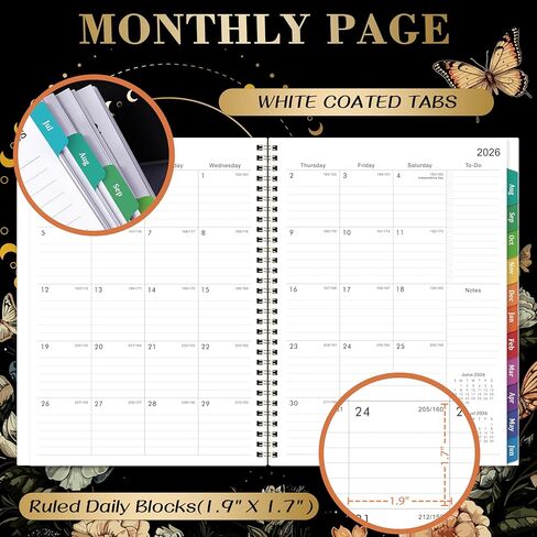 Planner 2025-2025 Planner Weekly and Monthly, JAN 2025 - DEC 2025, 8"x10", 2025 Planner with Tabs, Sturdy Cover in Kuwait