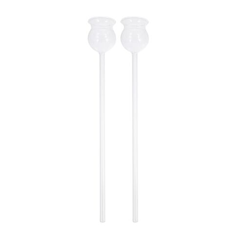 Glass Long Neck Borosilicate Funnel Set, 2pcs Scientific Lab Filling Funnels for Chemistry Experiments and Co2 Collection in Saudi Arabia