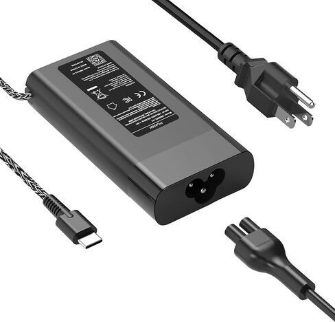 90W 65W USB C Laptop Charger for Dell XPS 13 9365 9360 9370 9380 Latitude7420 7320 7390 Latitude 3400,3500, 5289,5300 2in1 Chromebook 3380 3100 5190 Fast Charging,Type-C Power Cord AC Adapter in Saudi Arabia