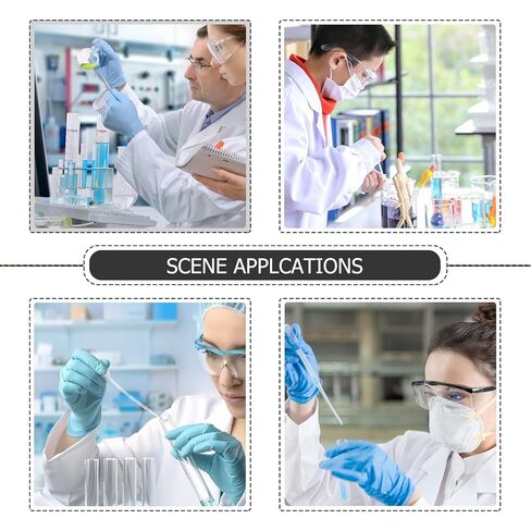 2pcs Glass Laboratory Long Neck Funnel for Chemical Experiments, Scientific Glass Funnel with Safety Design for School Science and Carbon Dioxide Preparation in Kuwait