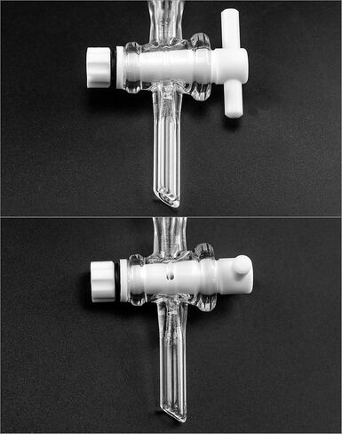 QWORK 125ml Separating Funnel with 19/26 Joints and PTFE Plug, 1 Pack in Saudi Arabia