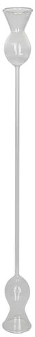 DT-1 Double Thistle Tube, Borosilicate Glass, 7mm Stem Diameter, 300mm Stem Length in Saudi Arabia