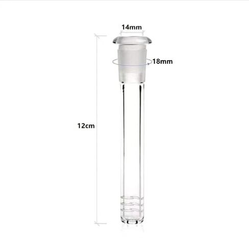 14mm Glass Tube with Diffuser – 12 Pack 120mm Lab-Grade Borosilicate Glass Stem Adapter, Heat-Resistant Thick Glass Rod with Precision Ground Joint for Laboratory, Kitchen & DIY Use in Saudi Arabia