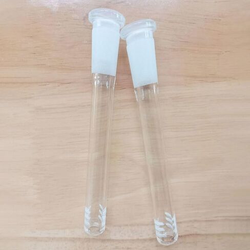 14mm Glass Tube with Diffuser – 12 Pack 120mm Lab-Grade Borosilicate Glass Stem Adapter, Heat-Resistant Thick Glass Rod with Precision Ground Joint for Laboratory, Kitchen & DIY Use in Saudi Arabia