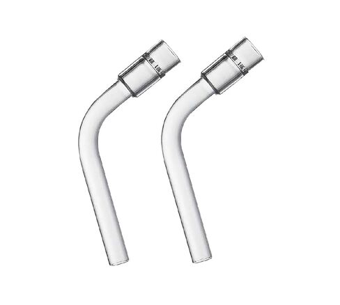 2 Pcs Glass Tube Stem (110mm Curved) Steam Chemistry Air Drying Tube for Standard Laboratory Setups in Saudi Arabia