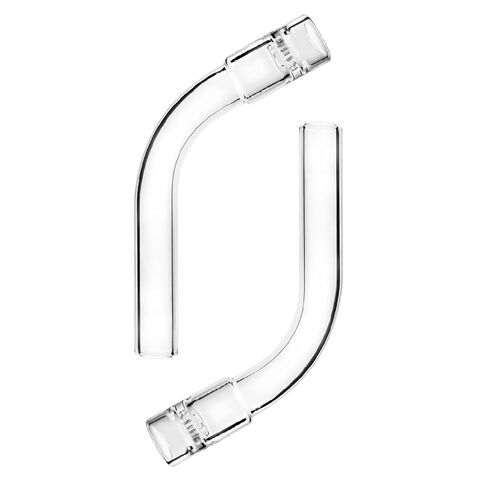2 Pcs Glass Tube Stem (110mm Curved) Steam Chemistry Air Drying Tube for Standard Laboratory Setups in Saudi Arabia