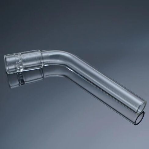 2 Pcs Glass Tube Stem (110mm Curved) Steam Chemistry Air Drying Tube for Standard Laboratory Setups in Saudi Arabia