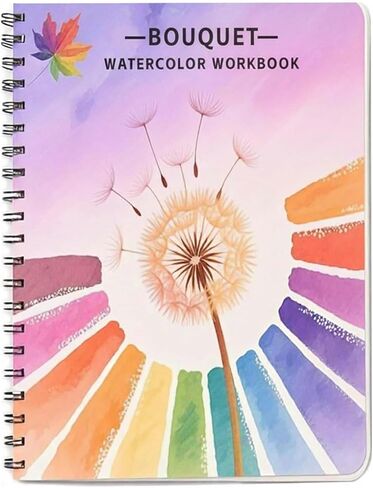 Watercolor Workbooks, Beginner Watercolor Painting Kit – 12 Colors Paint Set with Brush in Saudi Arabia