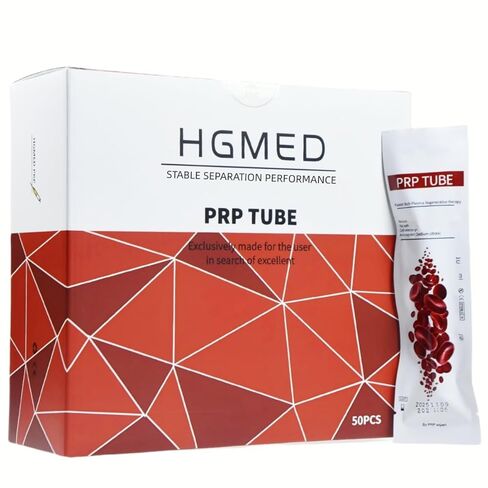 50PCS Vaccum Pressure PRP Tubes 10ML Plastic Solution A & Gel Tubes for Lab Centrifuge Use in Kuwait