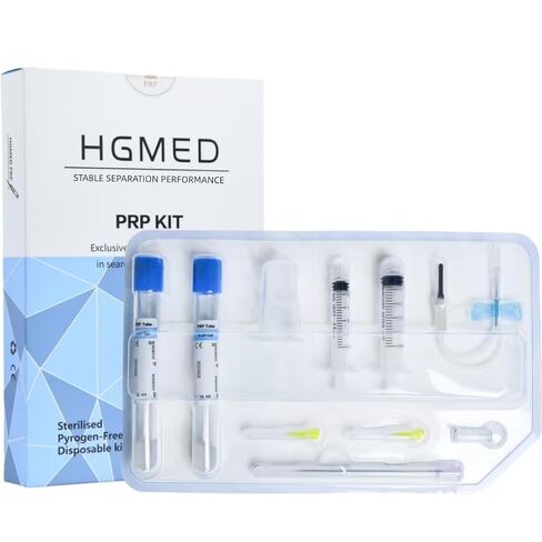 HGMED PRP Kits 2pcs 15ml Tubes for 12in1 Lab centrifugation PRP Systerm,Complete Kits and Easy to Use, Vaccum Pressure for lab Preparation in Saudi Arabia