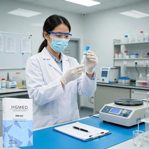 HGMED PRP Kits 2pcs 15ml Tubes for 12in1 Lab centrifugation PRP Systerm,Complete Kits and Easy to Use, Vaccum Pressure for lab Preparation in Saudi Arabia