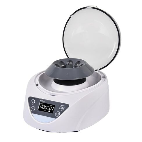 Lab Mini Centrifuge Machine LCD Display 100-120000RPM Speed Control 1-99min Timer Max 7245×g RCF Lab Benchtop Centrifuge with 2 Rotors for 8 x 0.2/0.5/1.5/2.0ml & 2×8×0.2mL Strips,100-240V in Saudi Arabia