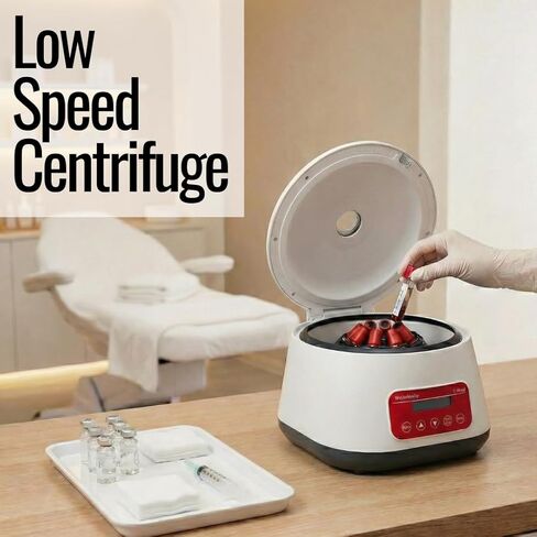 Fristaden Lab PRP Benchtop Centrifuge – Up to 8 Tubes - 500-4000 RPM, Brushless Motor with Timer & LCD Display in Kuwait