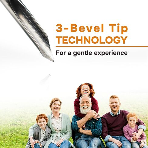 ONE-CARE Syringe 0.3 ml/cc, 31G x 5/16’’ (8mm), Individually Wrapped, Orange Cap, Box of 100 pcs in Kuwait