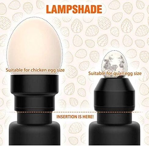 Bright Cool LED Light Egg Candler Tester High Cool LED Light Candling Lamp for Monitoring Eggs Development with 2 Soft Rubber (TypeA) in Saudi Arabia
