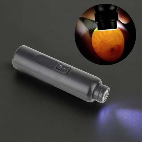 Bright Cool LED Light Egg Candler Tester High Cool LED Light Candling Lamp for Monitoring Eggs Development with 2 Soft Rubber (TypeA) in Saudi Arabia