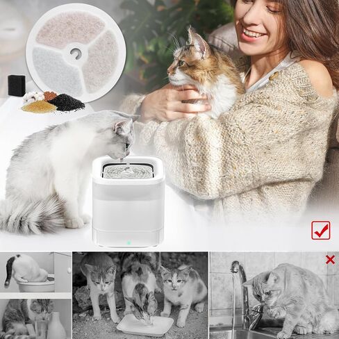 10 عبوات من المرشحات البديلة المتوافقة مع Solo 2/Solo SE وE versweet 2S/3/3 Pro، فلتر قطن ثلاثي الطبقات مع الكربون المنشط وراتنج التبادل الأيوني وإسفنجة المضخة، عالي الكفاءة in Kuwait