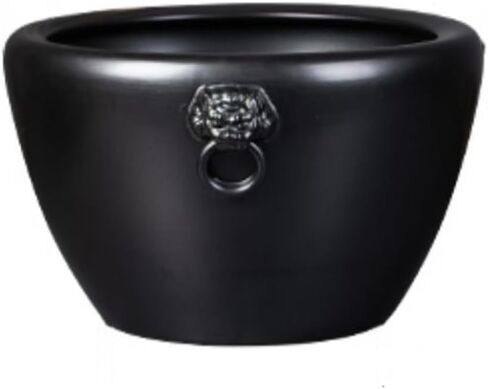 Small Fish Tank Ceramic Koi Goldfish Tank Large Courtyard Door Water Lily Tank Lotus Tank Garden Fish Tank Interior Decoration Ornaments Fish Tank Kit(41cm) in Kuwait