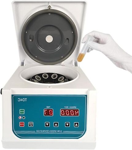 Desktop Centrifuge 4000RPM, Electric Mini Lab Centrifuge for Plasma & Blood Samples, Compact Microcentrifuge for Home and Laboratory Use, High-Speed Centrifuge Machine in Kuwait