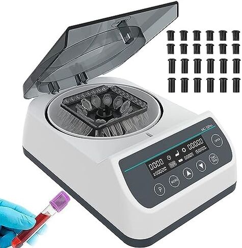 Labora High-Speed Centrifuge 10000-14500 RPM, Digital Display, PCR Fat Serum Separator, Programmable Memory, Compatible with 0.2/0.5/1.5/2ML Tubes in Kuwait