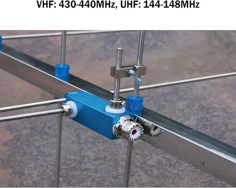 YAGI Antenna High Gain 2m/70cm Outdoor GRMS Yagi Antenna with U-Bolt 144-148MHz/430-440MHz 5 Elements Antenna for Ham Radio Repeater System 433mhz Radio Systems in Kuwait
