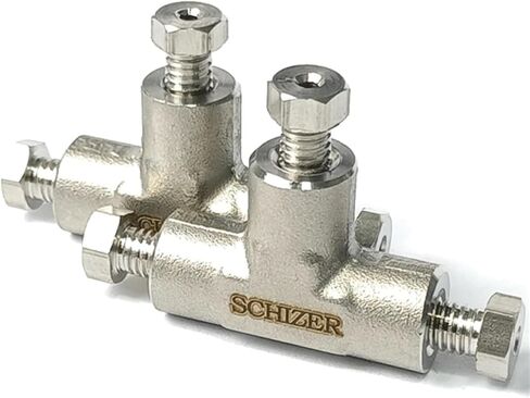 1/16 "أنبوب OD ضغط الاتحاد المحملة 3 طرق SUS316L ماسورة من الفولاذ المقاوم للصدأ تركيب موصل السائل اللوني موصل HPLC in Saudi Arabia