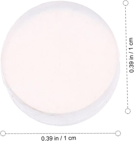 DOITOOL 6pcs Chromatograph Silicone Injection Pads 10x5mm Silica Gel Particles Set for Chromatographic Instrument Sampling and Sealing in Saudi Arabia