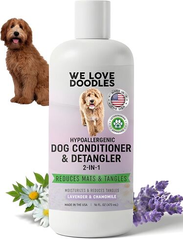 نحن نحب رسومات الشعار المبتكرة لمكيف الكلاب و detangler ، مكيف 2 في 1 للحساسية والحكة ، غسول الكلاب للبشرة الجافة ، للبودل ، رسومات الشعار المبتكرة ، و Goldendoodles ، 16 أوقية in Saudi Arabia