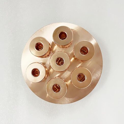 مجموعة أطباق الفقاعات النحاسية مقاس 6 بوصات مع غطاء الفائض لعمود شفة 6 بوصات (154 مم) OD167mm، وعمود ارتجاعي in Kuwait