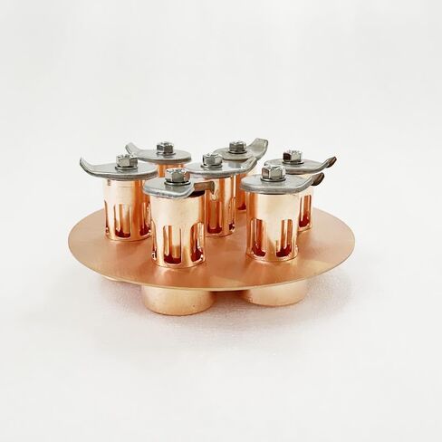 مجموعة أطباق الفقاعات النحاسية مقاس 6 بوصات مع غطاء الفائض لعمود شفة 6 بوصات (154 مم) OD167mm، وعمود ارتجاعي in Kuwait