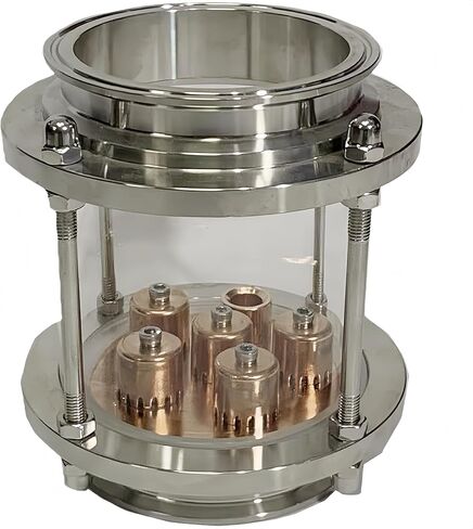 قسم عمود ارتداد زجاجي مقاس 4 بوصة مع لوحة فقاعات نحاسية in Kuwait