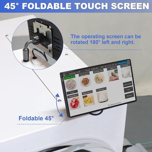 US In Stock LABFENG -60℃ Freeze Dryer for Home & Commercial Use, 4 Large Stainless Steel Trays, 0.46㎡ Drying Area, Fast Efficient Drying for Meat, Fruits, Pet Food in Kuwait