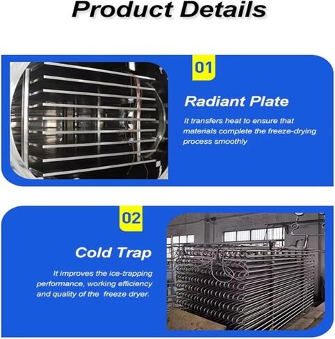 Industrial-grade large-scale vacuum freeze dryer, freeze drying area 50-200㎡, fully automatic intelligent temperature control, general-purpose large-scale production freeze drying equipment. in Kuwait