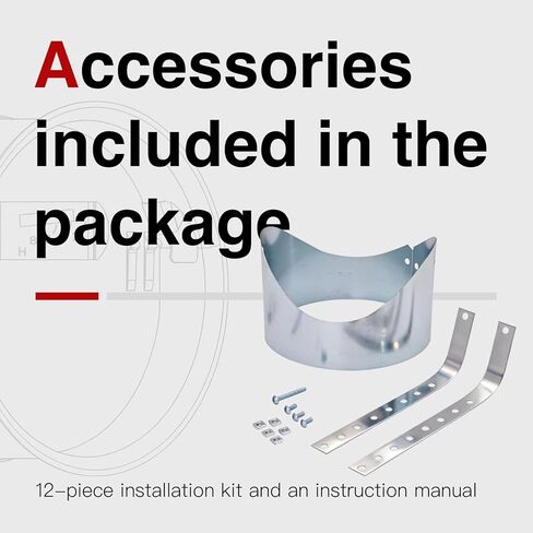 جهاز التحكم في مسودة الهواء RC مقاس 6 بوصات لأفران الزيت أو الغلايات أو الخشب أو الفحم - منظم مسودة مقاس 6 بوصات، متوافق مع أنظمة التدفئة السكنية والتجارية - موديل 02722701 (6RC STD) in Kuwait