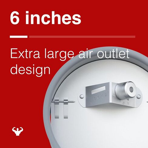 جهاز التحكم في مسودة الهواء RC مقاس 6 بوصات لأفران الزيت أو الغلايات أو الخشب أو الفحم - منظم مسودة مقاس 6 بوصات، متوافق مع أنظمة التدفئة السكنية والتجارية - موديل 02722701 (6RC STD) in Kuwait